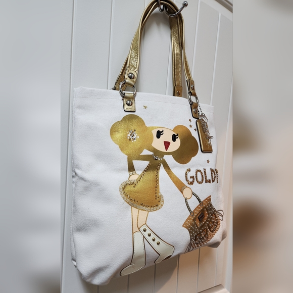 COACH Goldy Tote from The Poppy Line RARE/COLLECTORS ITEM NEW - Picture 4 of 15